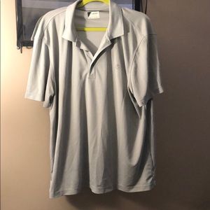 Gray polo style shirt